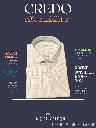 Blue checked half sleeves formal shirt_1.jpg