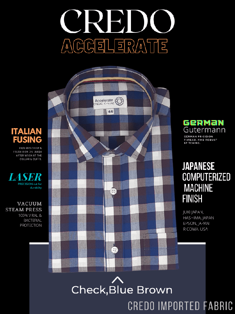 Blue & Brown Check Formal Shirt_1.jpg