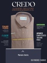 Brown geometric prints on white Raymond shirt(890)_1.jpg