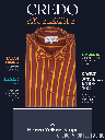 Credo Imported Brown Yellow Stripe Full Sleeve Shirt(675)_1.jpg