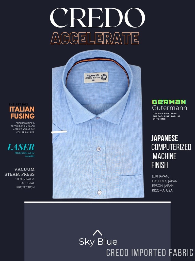 CREDO Imported sky blue half Sleeve Shirt(700)A_1.jpg