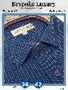 Arvind Fabric White Stripe on Blue Shirt