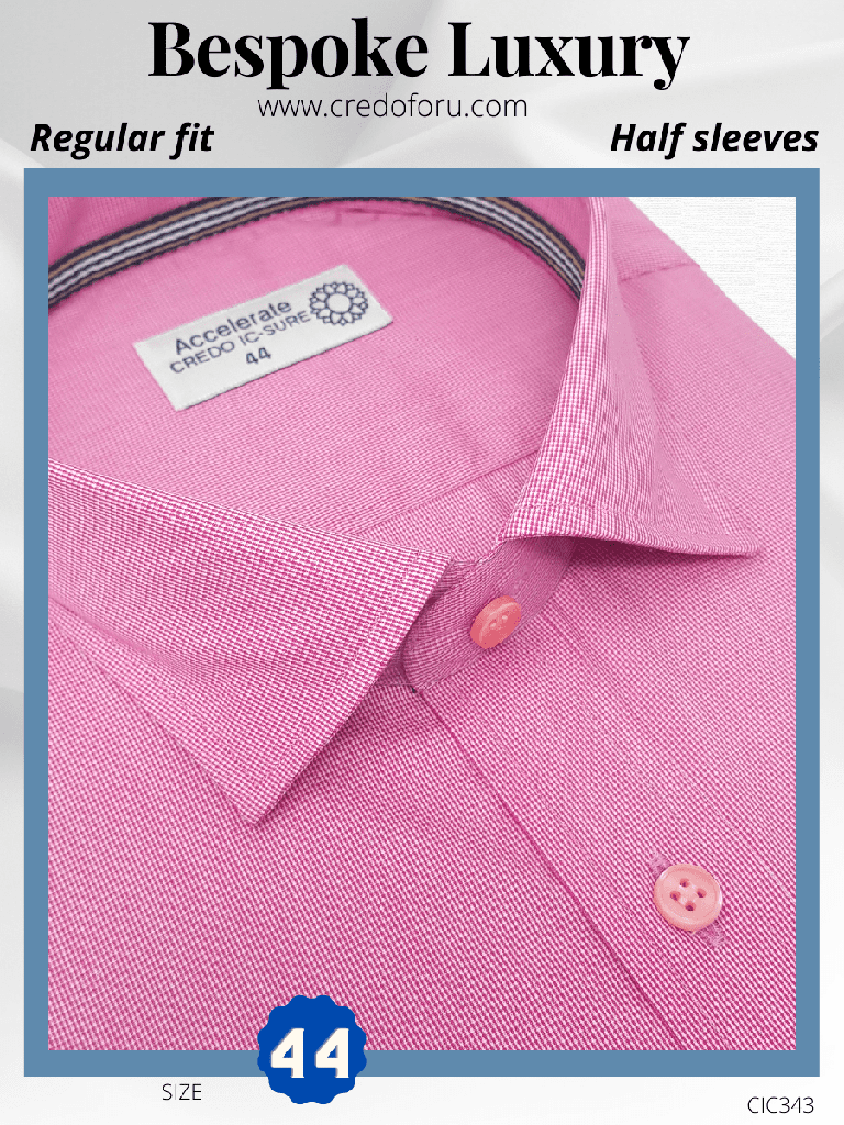 Raymond Fabric Pink Texture Shirt