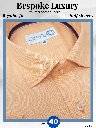 Orange Texture Half Sleeve Shirts
