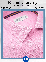 Pink Texture Full Sleeve Shirts