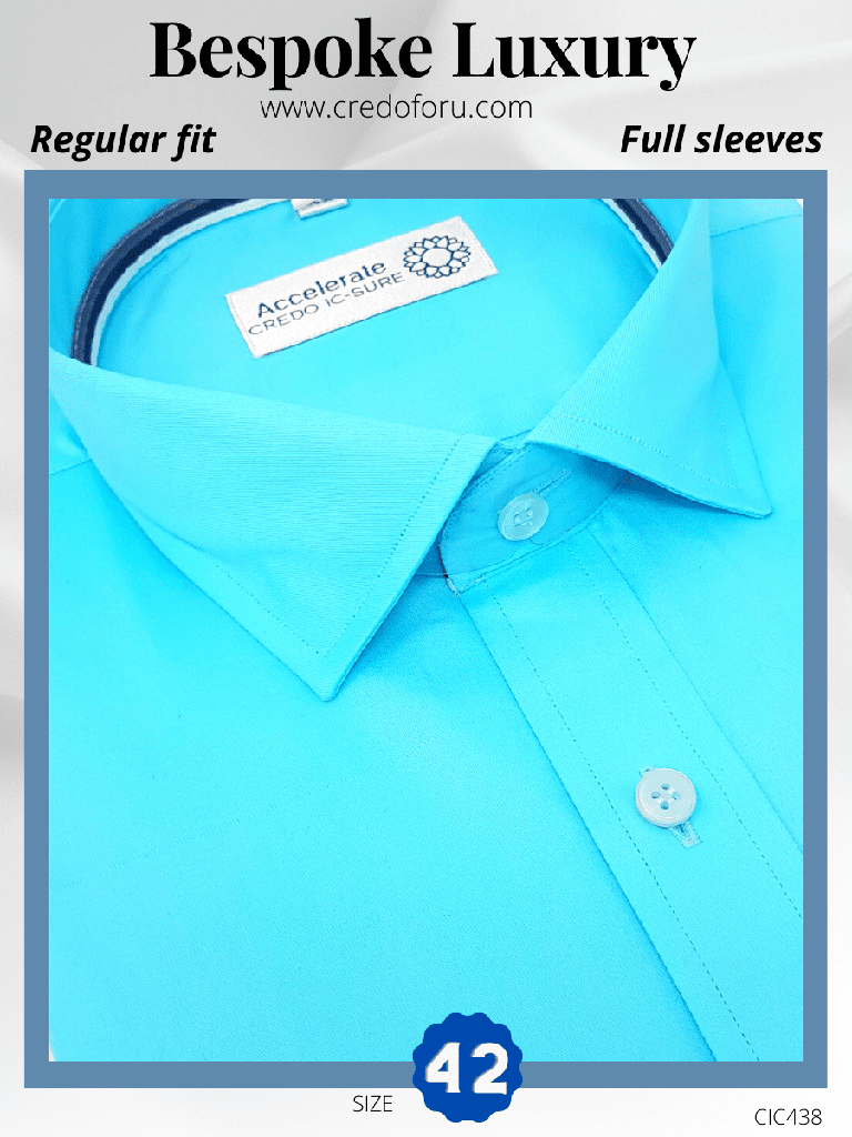 Light Blue Full Sleeve Formal Shirt