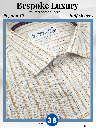 Graviera Fabric Beige Stripe on White Formal Shirt