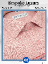 Valji Fabric Pink Texture Full Sleeves Formal Shirt