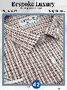 Raymond Fabric Brown Check on White Formal Shirt