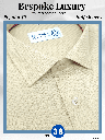 Beige Check Half Sleeve Formal Shirt(528)