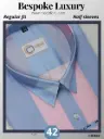 Light Pink and Blue Checks Shirt(867)