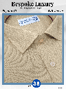 Beige Texture Full Sleeve Formal Shirt(564)