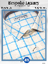 Raymond Fabric Sky Blue Check on White Formal Shirt(594)