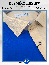 Beige and Blue full Sleeves Formal Shirt (631)