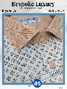 Brown and Black Arvind Fabric Printed Full Sleeves Shirt(637)