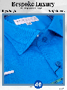 Raymonds Blue Texture Half Sleeve Shirt(646)