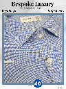 Credo Imported Blue White Texture Half Texture(655)