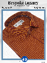Credo Imported Brown Yellow Stripe Full Sleeve Shirt(675)