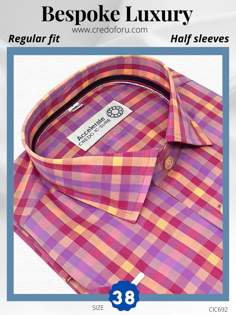 CREDO Imported Mauve Texture full Sleeve Shirt(697)A