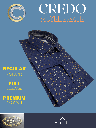 Arvind Fabric Floral Print On Navy Blue Casual Casual Full Sleeve Shirt(609)