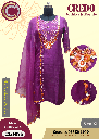 Purple Kurti and Dupatta Set with Embroidery work