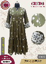 Khadi Sap green embroidered dress
