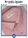 red pink striped half sleeve shirt 719