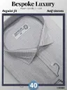 Black and Purple Checks Mens Shirt(883)