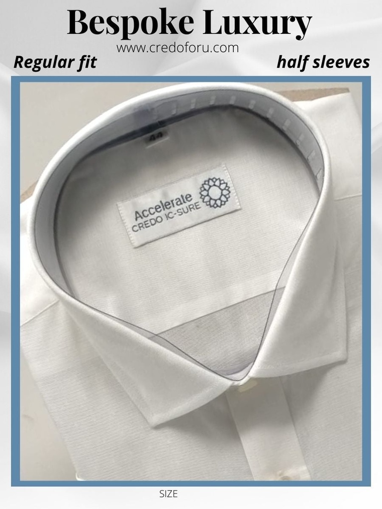 white half sleeve formal shirt