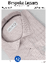 Black checked full sleeves formal shirt