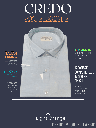 Men gray colour half sleeves shirt