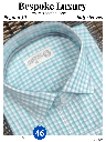 Dual checked half sleeves formal shirt