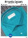 Blue checked green colour full sleeves shirt