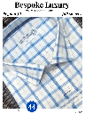 Blue checked full sleeves formal shirt