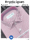 Men full sleeves pink checked formal shirt