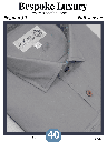 solid grey full sleeve formal shirt (848)