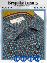 Arvind Fabric Blue check, Black
