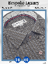 Arvind Fabric White Stripe on Grey Formal Shirt