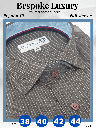 Arvind Fabric White Stripe on Grey Formal Shirt