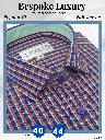 Arvind Fabric Orange Check on Blue Formal Shirt