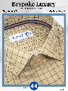 Siyaram Fabric Brown Check on Beige Formal Shirt