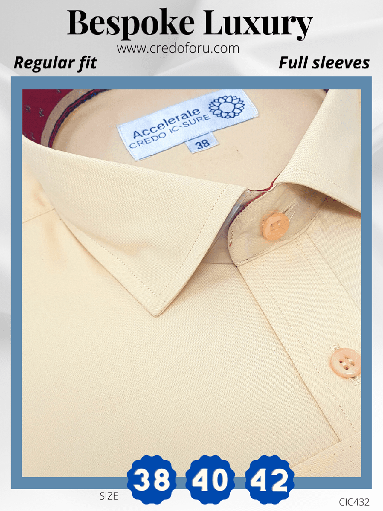 Mafatlal Fabric Tomato Red Formal Shirt(432)