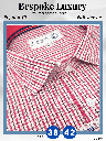 Arvind Fabric Pink Check on White Formal Shirt