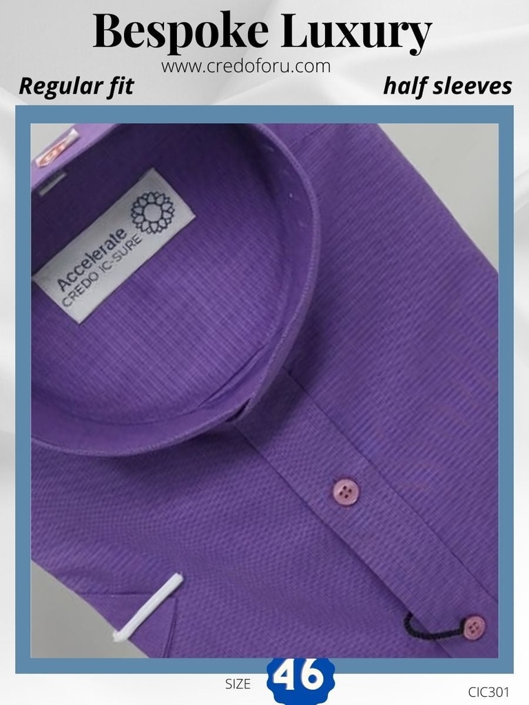 [purple-half-sleeves-formal-shirt-size-1] purple half sleeves formal shirt