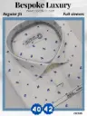 White Floral Printed Mens Shirt(935)