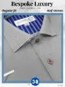 Solid Grey Formal Shirt
