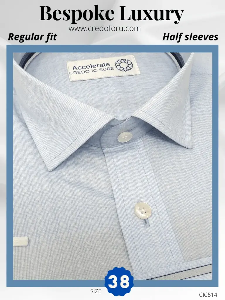 Raymond Fabric Sky Blue Check(514)