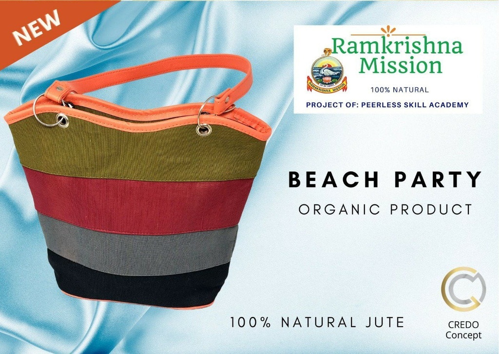 [jute-rachana-bag] Beach Party