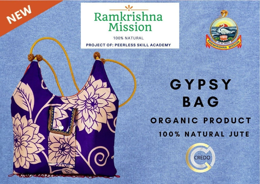 [jute-ganjee-bag] Jute Gypsy Bag