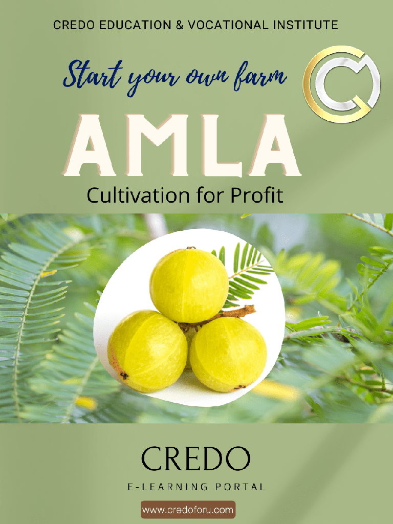 [amla-gooseberry-cultivation] AMLA (GOOSEBERRY) CULTIVATION